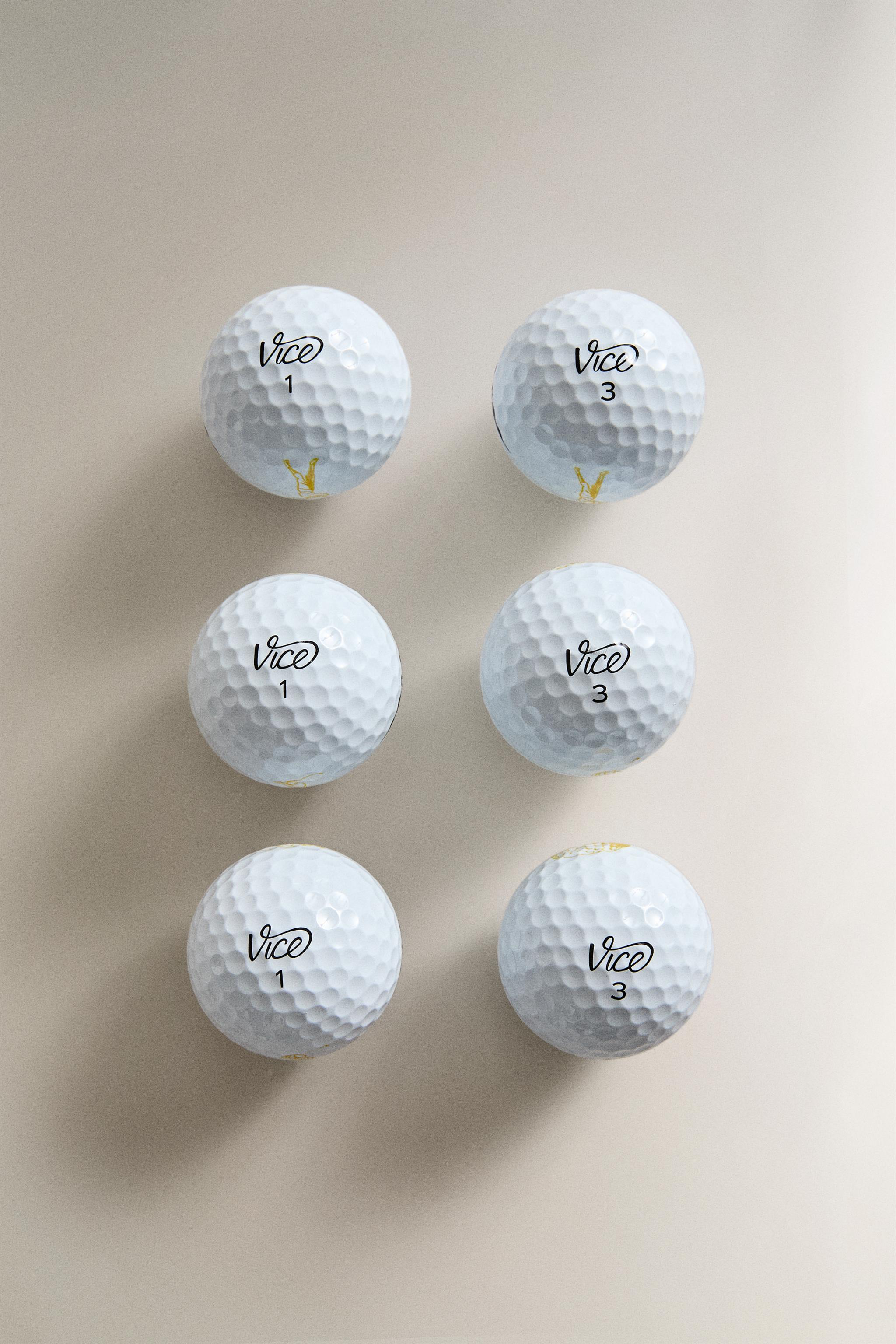PACK DE 6 BALLES DE GOLF VICE PRO IMPAIRES